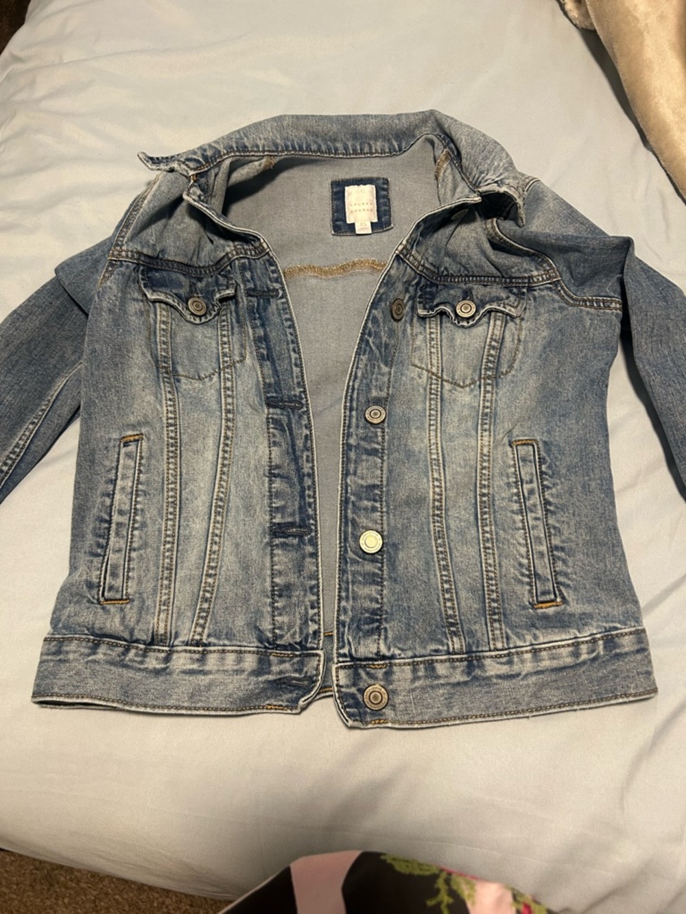 LC Lauren Conrad Light Blue Denim Jean Jacket for Kids